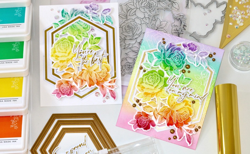 All About Rainbows! Joining Pinkfresh Studio’s June Challenge!