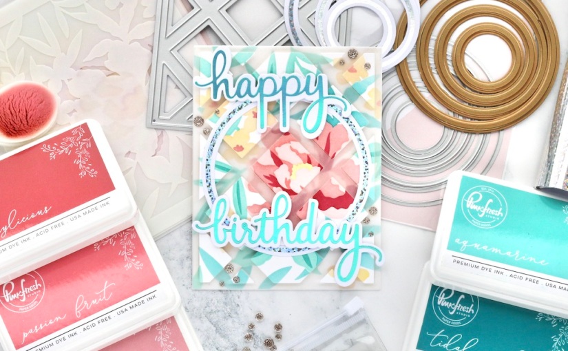Pinkfresh March Challenge card | Layers!!